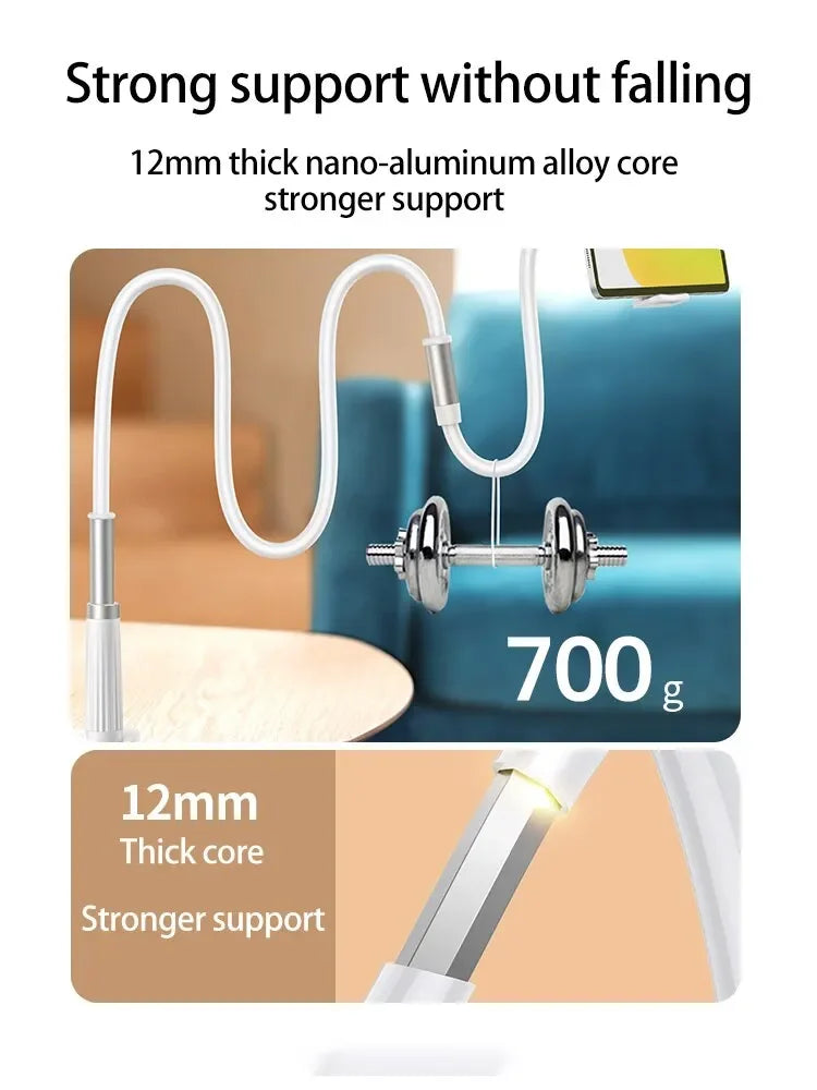 Flexible Long Arm Goose-neck Phone Clamp