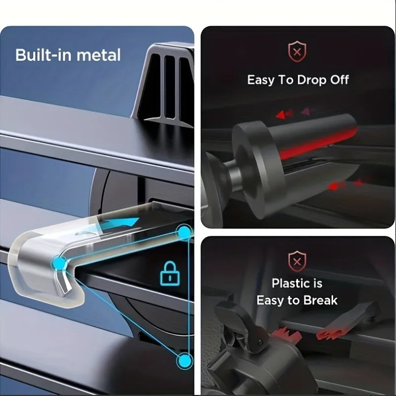 Car Air Vent Clip Mount Mobile GPS Support For 4.7-6.7 Inch Mobile Devices