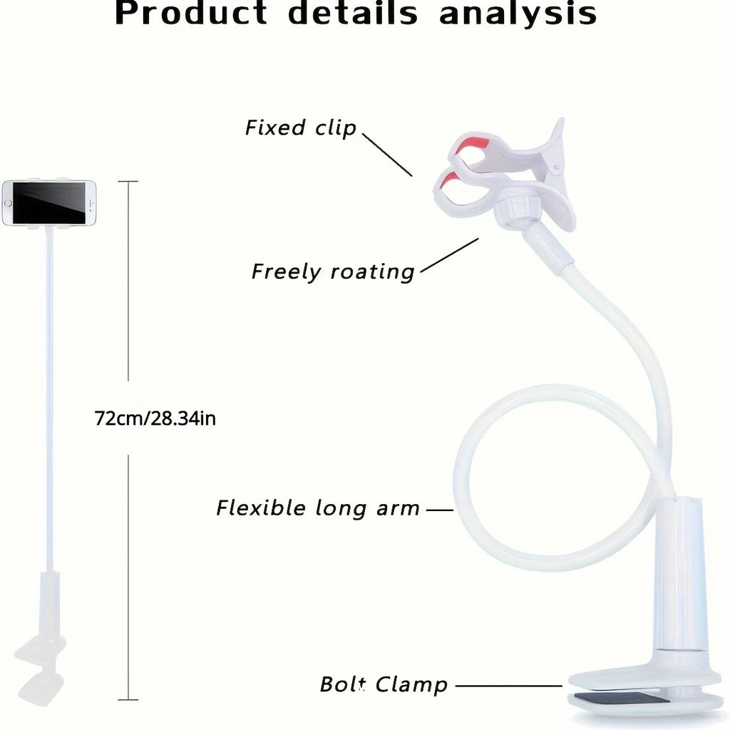 Flexible Long Arm Goose-neck Phone Clamp