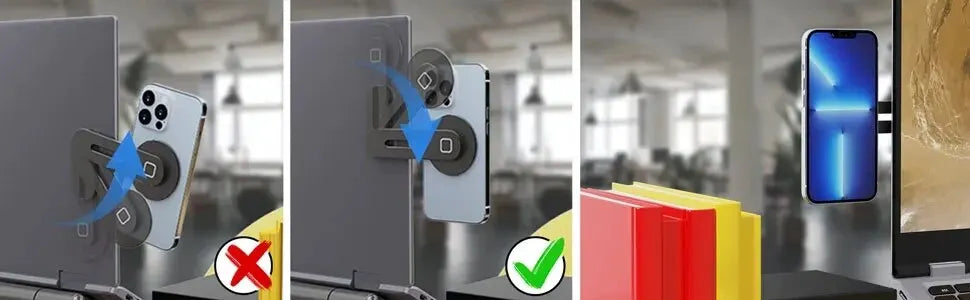 Ultra-thin magnetic foldable back mount