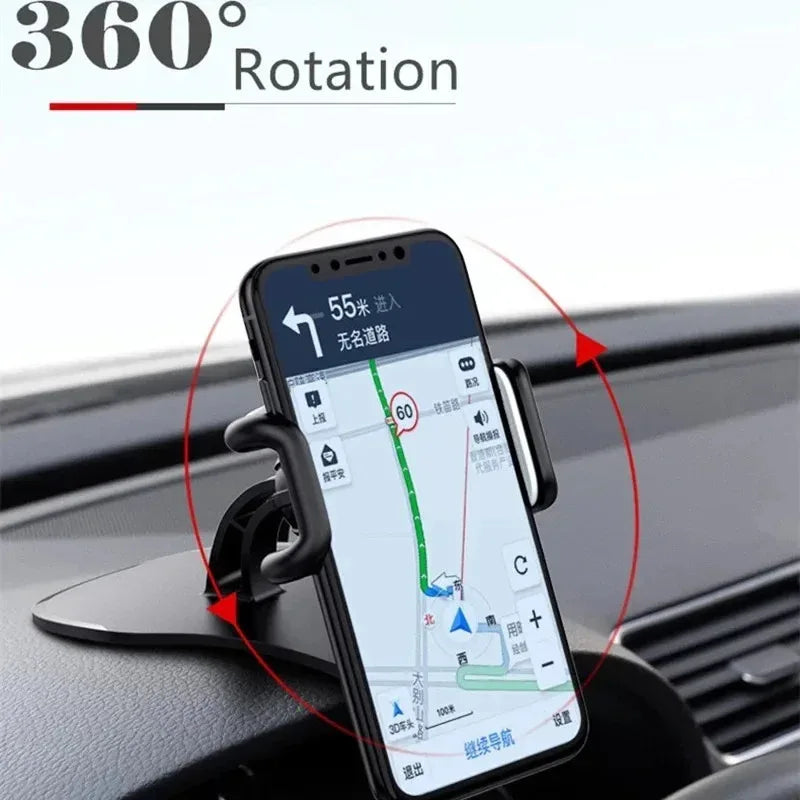 Car Mobile Phone Holder 360 Degree Rotatable Cell Phone Stand, Fixed Bracket