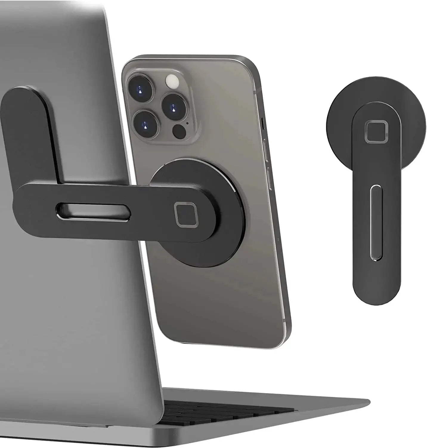 Ultra-thin magnetic foldable back mount
